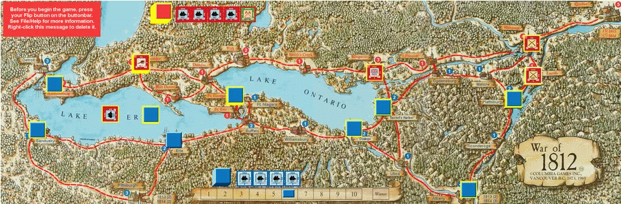 War of 1812 Map image 2