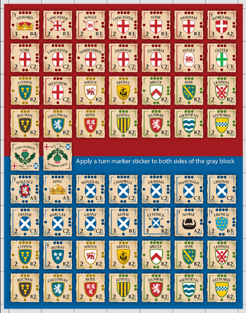 Hammer of the Scots Labels image 2