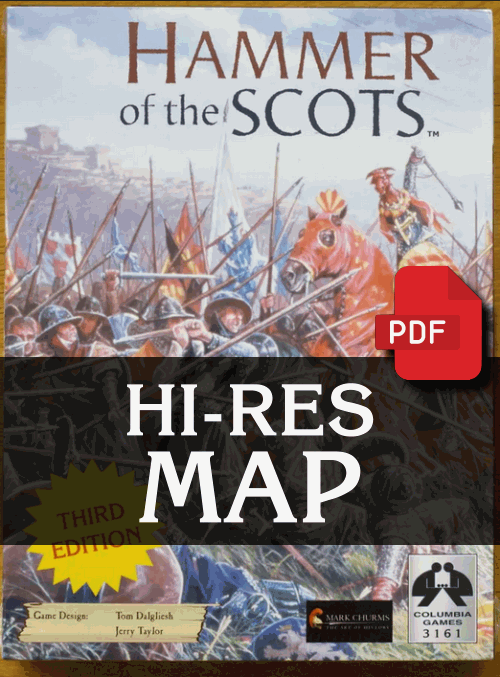 Hammer of the Scots Map - Hi Res PDF product image