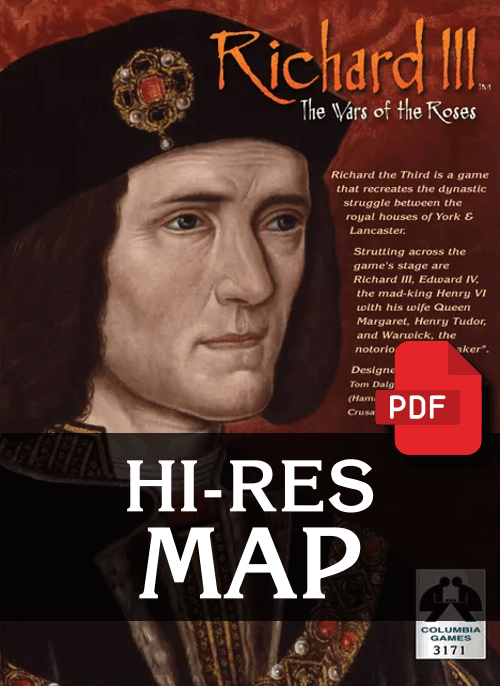 Richard III Map - Hi Res PDF product image