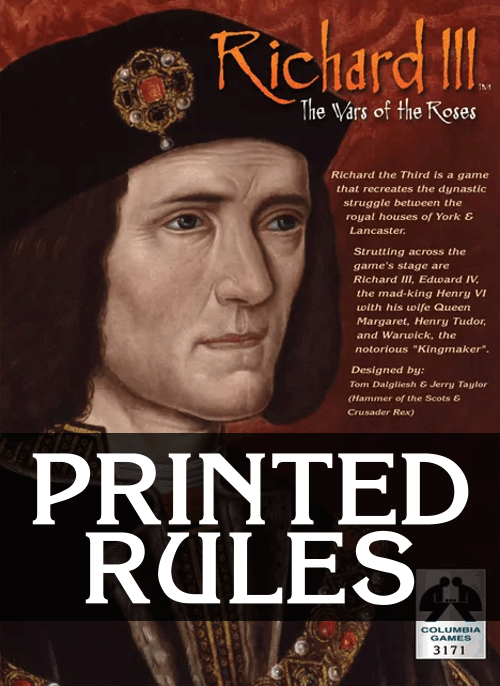 Richard III Printed Rules product image