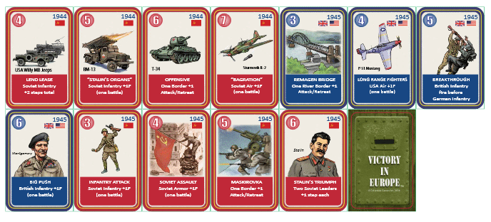 Victory in Europe Cards Allies image 2