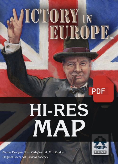Victory in Europe Map - Hi Res PDF product image
