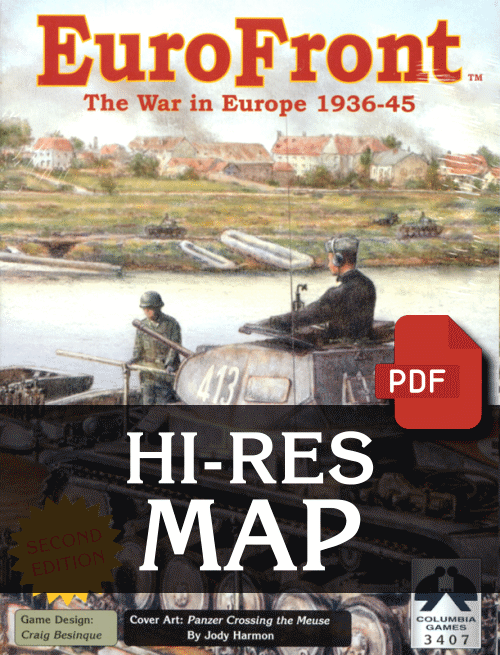 EuroFront Map - Hi Res PDF product image