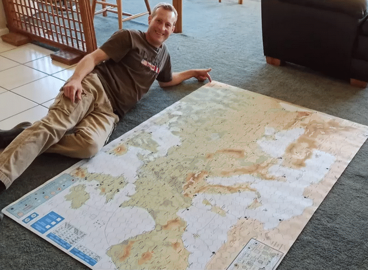 EuroFront 68"x45" Neoprene Map image 2