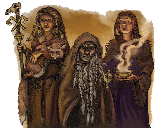 Performers of the ritual