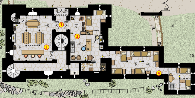 Caer Esenor on the Map