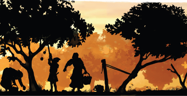 Working in the Orchards
