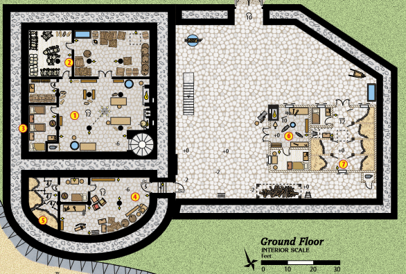 Ground Floor of the Castle