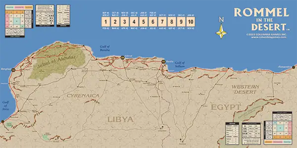 Rommel Mounted Map image 2