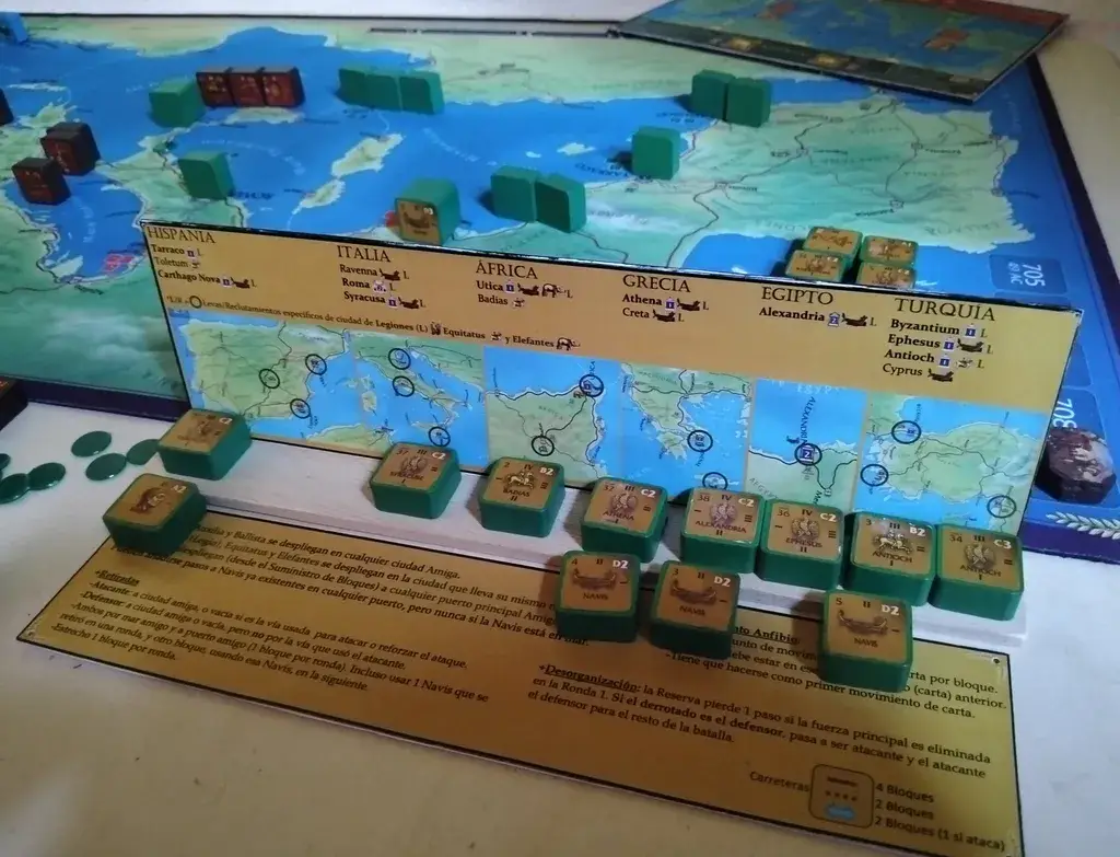 Tablero desde Pompeyo. — BGG upload by Larghetto