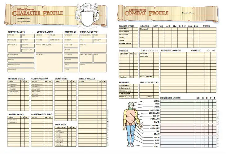 Character Sheet