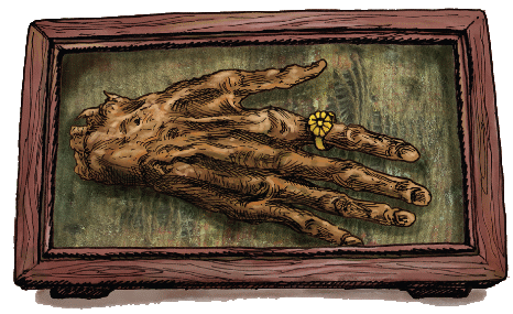 The mummified right hand of St. Eaclid