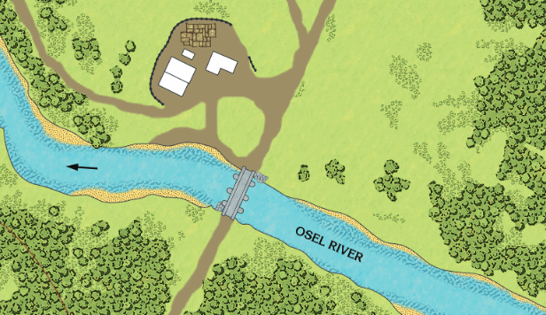 Oselbridge on the Map