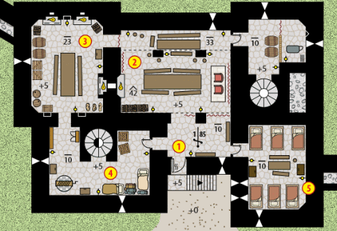 Ground Floor of the Castle