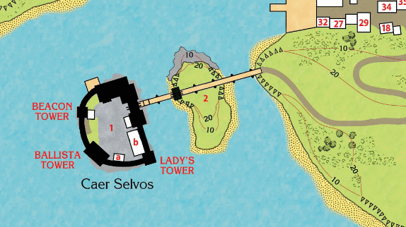 Caer Selvos on the Map