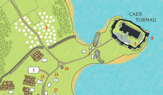 Caer Tormau on the Map