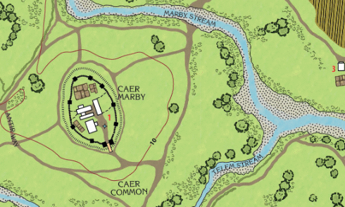 Caer Marby on the Map