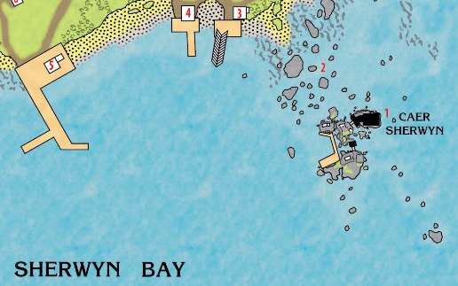 Caer Sherwyn on the Map
