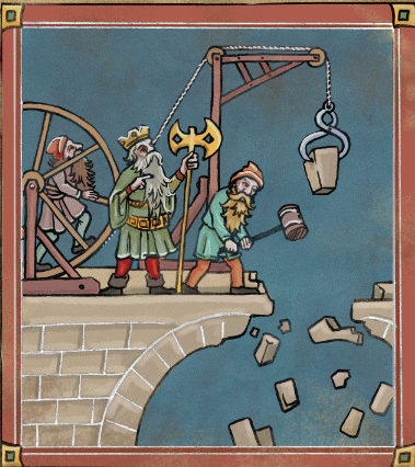 The King Orders to Collapse the Bridge