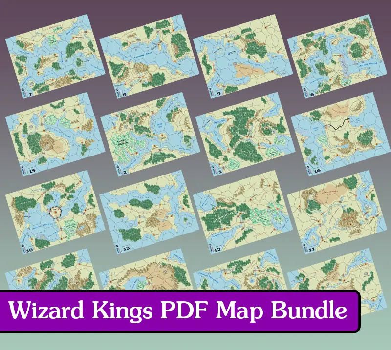 Wizard Kings PDF Map Bundle image 1